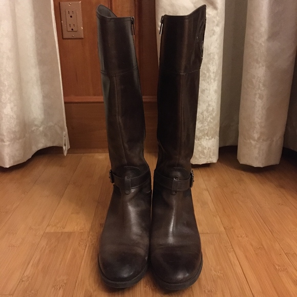 Vince Camuto Phillie Tall Leather Riding Boot - Picture 3 of 6